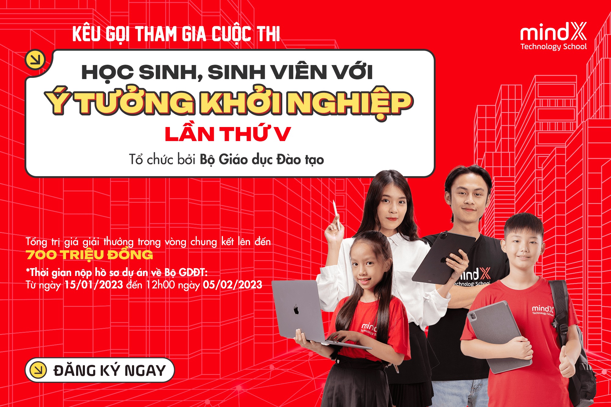 Kêu gọi đăng ký tham dự cuộc thi "Học sinh, sinh viên với ý tưởng khởi ...